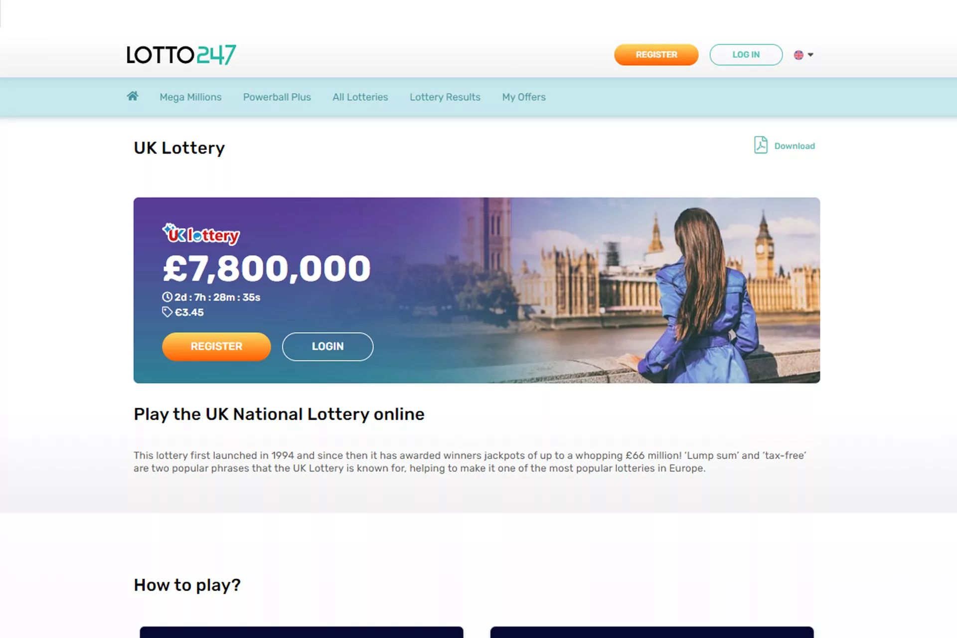 The entire award is paid out instantly for UK Lottery winners.