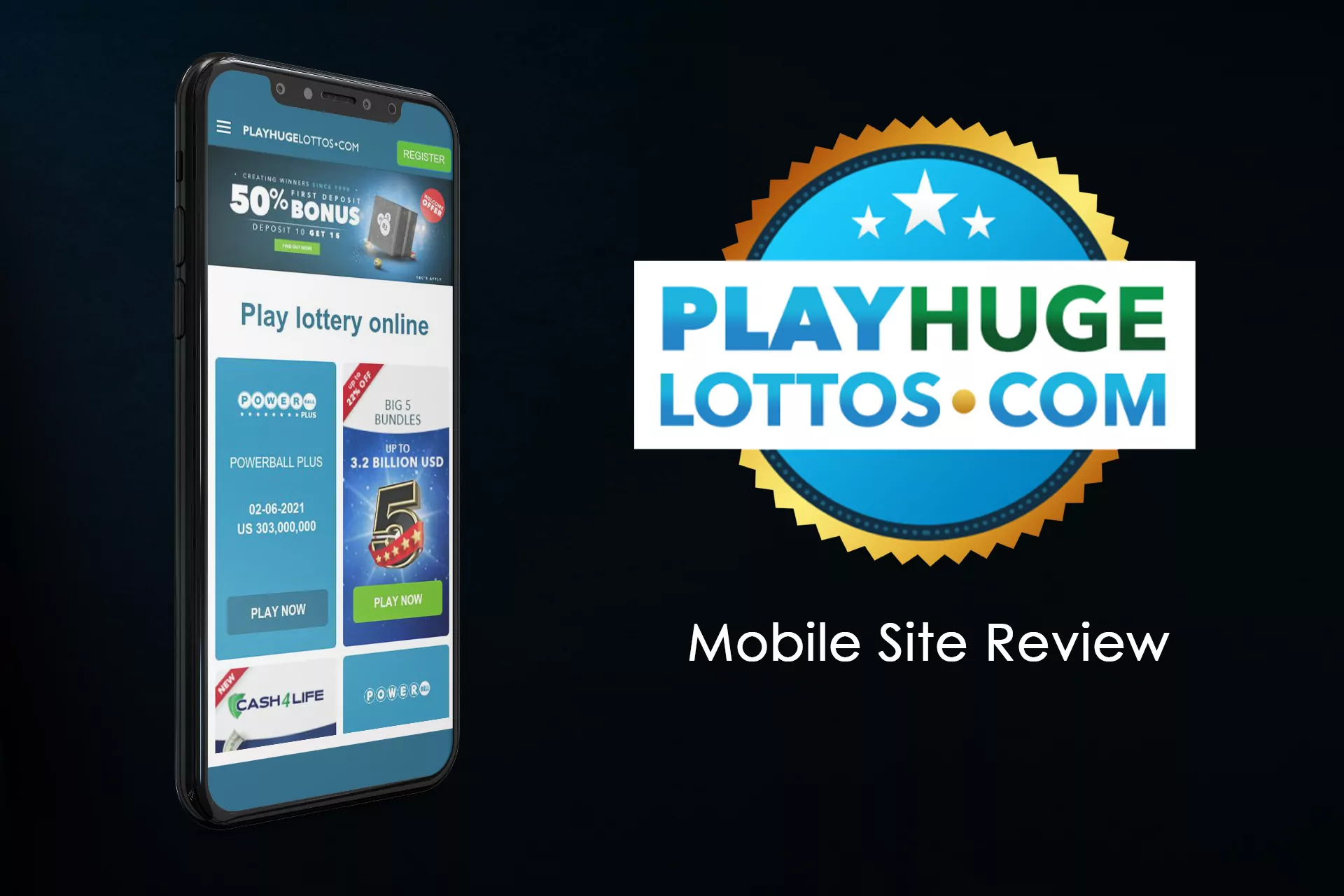 Buying and playing lotteries are available for people who prefer using smartphones to PC.
