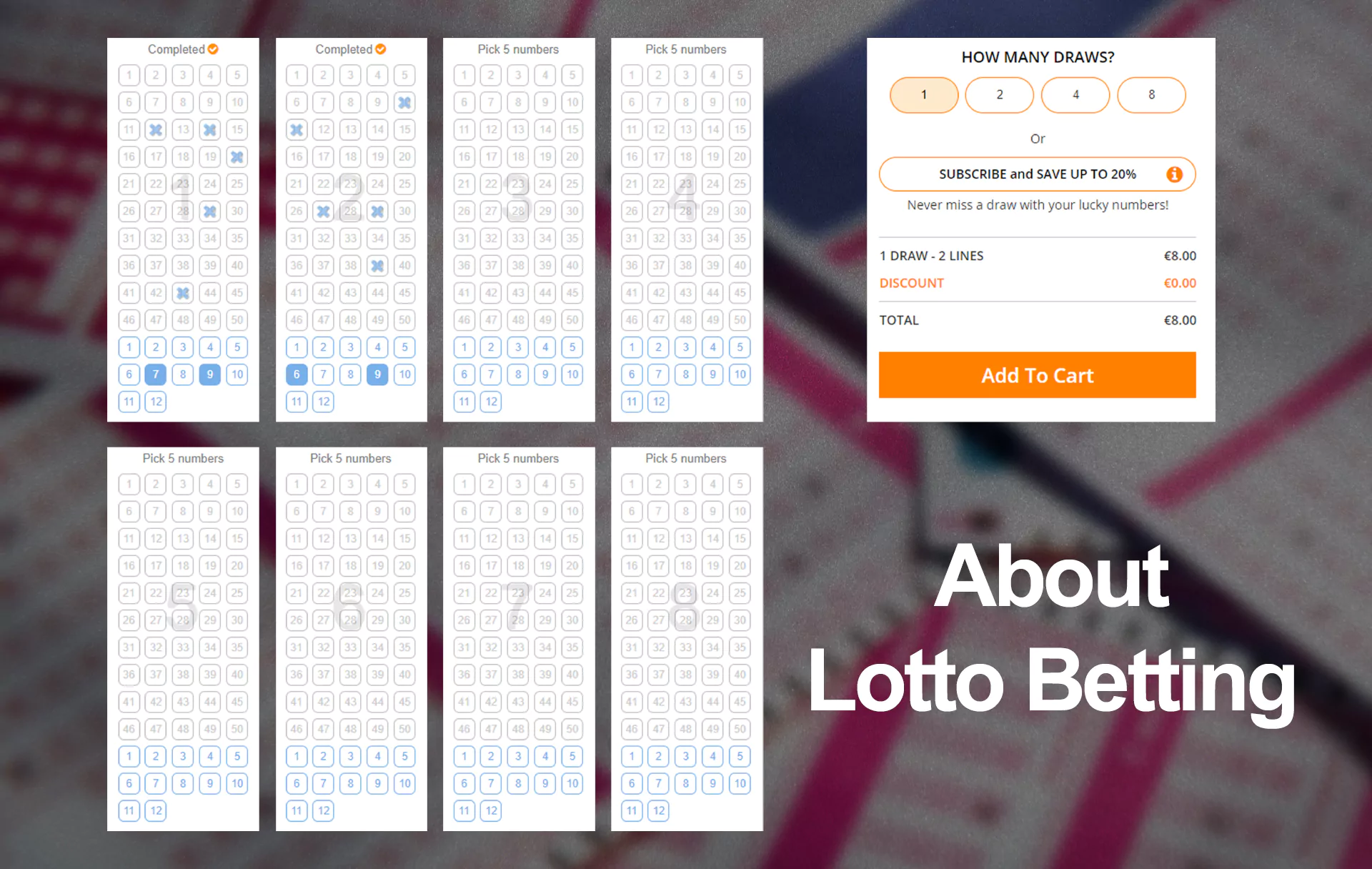 Lottery betting provides you a chance to win a huge prize without an effort.
