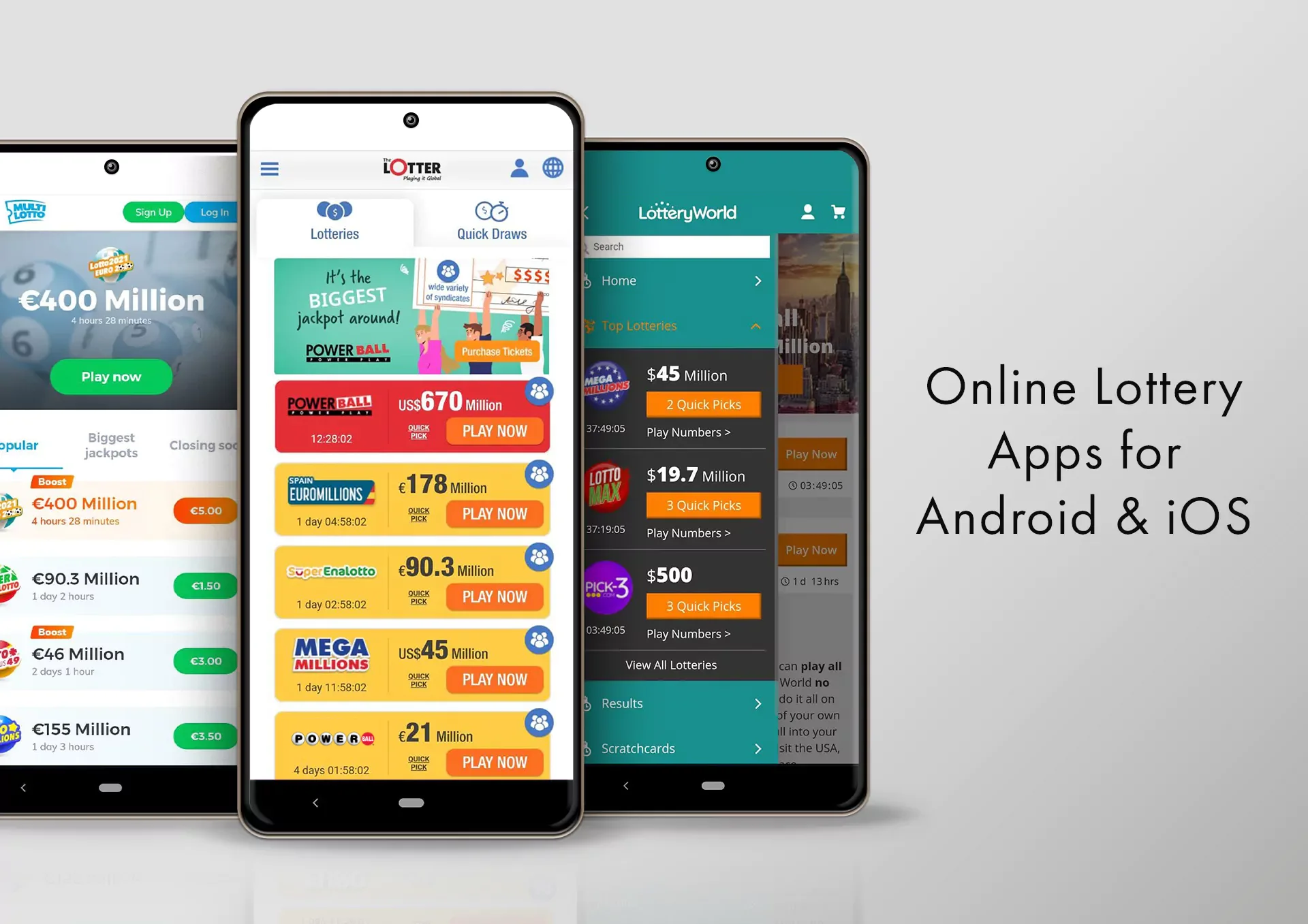 The current top of the best online lottery apps in India.